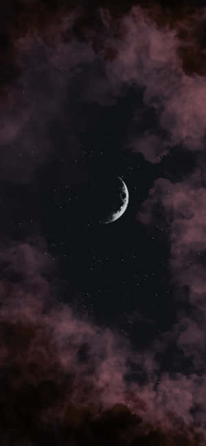 Moon Background — iPhone 16e Picha ya Ukuta