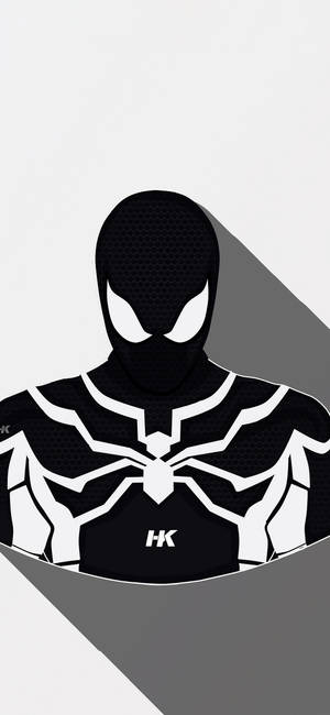 Spider Man White — Galaxy A37 Picha ya Ukuta