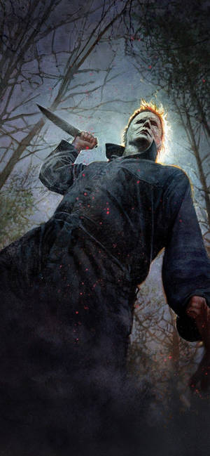 Scary Halloween Iphone — Galaxy A07 Picha ya Ukuta