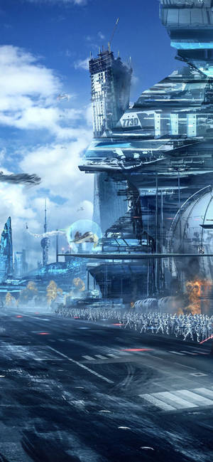 Star Wars 4k Iphone Mandhari ya Vitimbi — iPhone 16e Picha ya Ukuta