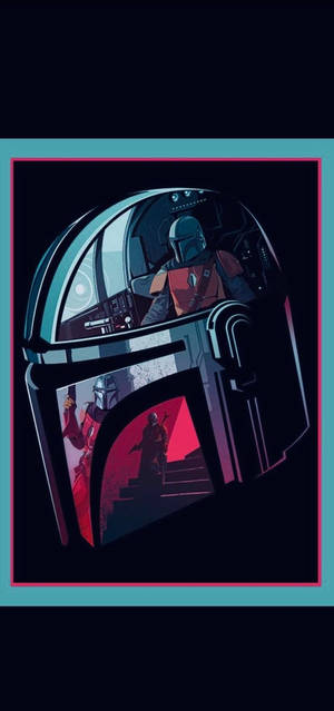 828x1765 The Mandalorian — iPhone 13 Mini Picha ya Ukuta
