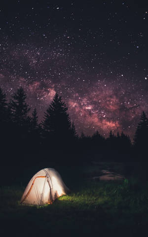 Starry night mobile wallpaper — Galaxy Tab S10 Ultra Picha ya Ukuta