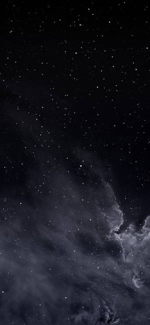 Starry night sky dark theme wallpaper — iPhone 14 Picha ya Ukuta