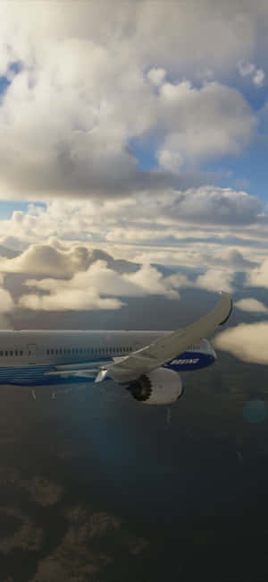 Background ya Iphone Xs Microsoft Flight Simulator — Realme Narzo 90X Picha ya Ukuta