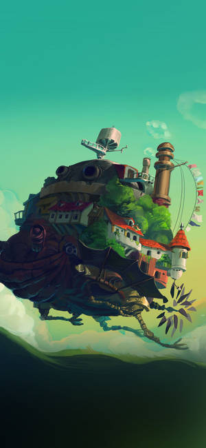 Studio Ghibli Iphone — Galaxy A07s Picha ya Ukuta