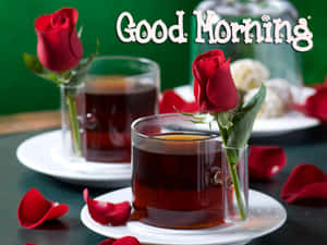 Subuhi ya Kheri Mpenzi Chai ya Rose na Kifungua Kinywa