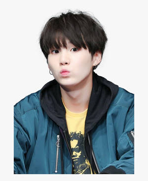 Suga wa BTS Akiwa na Pout ya Kupendeza — Mzuri bts Picha ya Ukuta