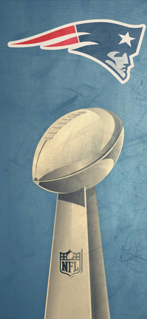 Super Bowl Trophy Na Patriots mobile wallpaper — iPhone 14 Plus Picha ya Ukuta