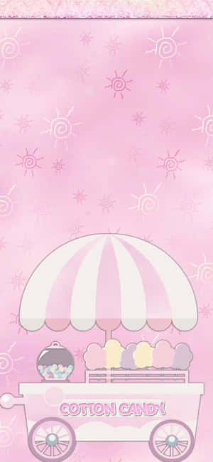 Cotton Candy Background — Oppo A Picha ya Ukuta