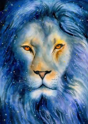 Sura ya Simba wa Galaxy — Galaksi simba Picha ya Ukuta