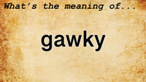 Gawky [wallpaper] — Aesthetic ya kahawia Picha ya Ukuta