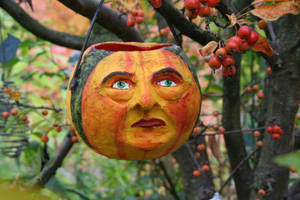 Taa ya Halloween ya Zamani ya Jack O Lantern — Halloween ya zamani Picha ya Ukuta