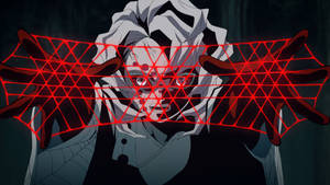 Taa ya spida ya Rui Demon Slayer wallpaper — Rui Demon Slayer Picha ya Ukuta