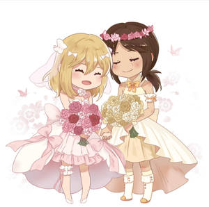 Tafriki ya lesbian ya anime wallpaper