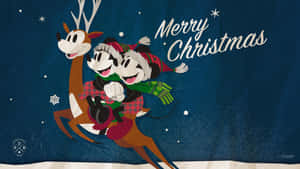 Tafuta Siku ya Krismasi ya Kihistoria na Disney Christmas! — Krismasi ya disney Picha ya Ukuta