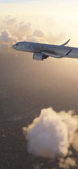 Mandhari ya Iphone Xs Microsoft Flight Simulator — Galaxy M Picha ya Ukuta
