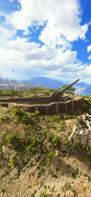 Hd Battlefield V Background — Realme GT 7T Picha ya Ukuta