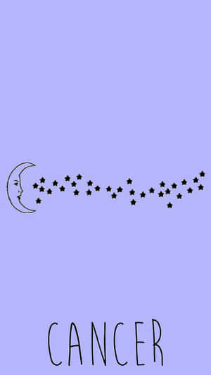 Taurus ya Zodiac ya Kupendeza ya Rangi ya Zambarau — Zambarau pastel Picha ya Ukuta