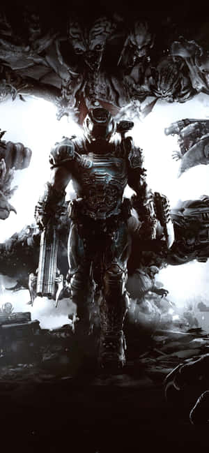 Doom Eternal Iphone — Redmi Note Picha ya Ukuta
