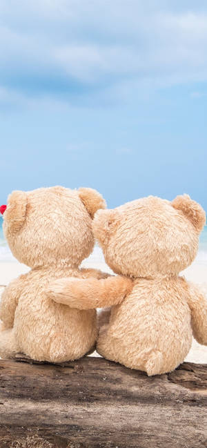 Teddy Bear Kuhugua wallpaper — iPhone 16 Picha ya Ukuta