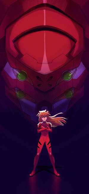 Evangelion Telefoni — Galaxy A27 Picha ya Ukuta