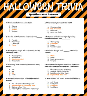 Test Your Knowledge of Halloween Trivia — OnePlus Open Picha ya Ukuta