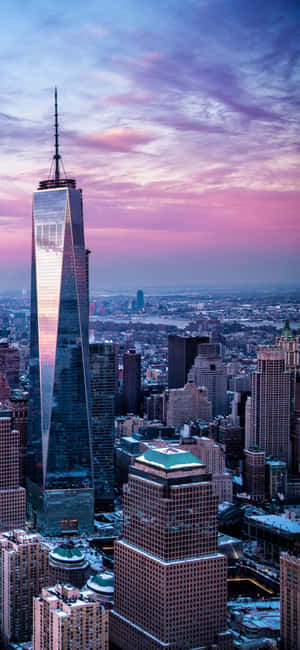Iphone Xs Ny City Background — Honor Play10A Picha ya Ukuta