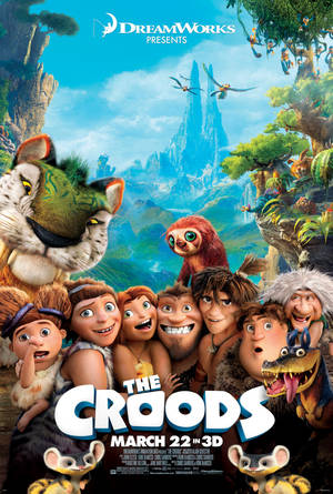 The Croods 3D Movie Poster — Huawei MatePad Air (2026) Picha ya Ukuta