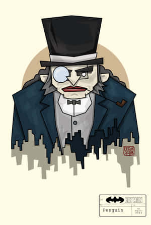 The Dark Knight inakabiliwa na The Penguin — IQOO Pad5 Pro Picha ya Ukuta