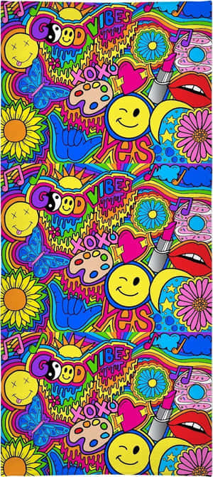 Trippy Hippie — Moto E14 Picha ya Ukuta