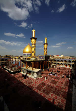 The Serene Landscape of Karbala at Dusk — Oppo Pad Picha ya Ukuta