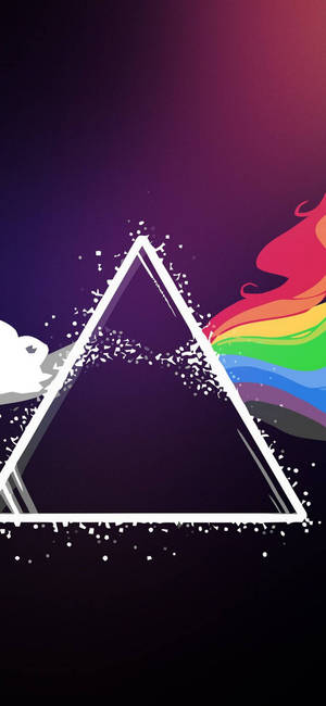 Tapeti ya Sanaa ya Pastel ya Pink Floyd — iPhone 14 Pro Max Picha ya Ukuta