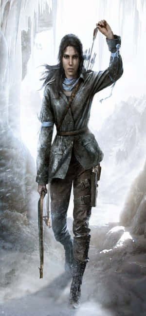 Iphone Xs Max Rise Of The Tomb Raider Background — Redmi 15a Picha ya Ukuta
