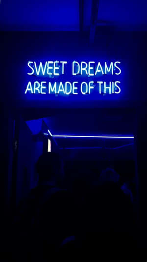 Picha za Neon Blue Aesthetic — Samawati ya neon Picha ya Ukuta
