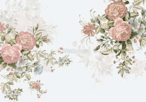 Mazao ya Pink — Pink Floral Picha ya Ukuta