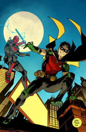 Tim Drake: Mwanadada Mwenye Nguvu katika Hatua — IQOO Pad5 Pro Picha ya Ukuta