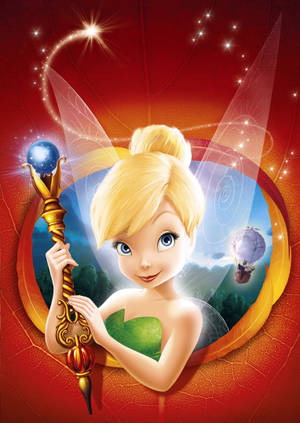 Tinker Bell Holding The Magic Staff wallpaper — OnePlus Pad Go 2 Picha ya Ukuta