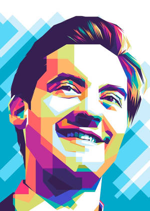 Picha ya ukuta ya Tobey Maguire Polygon Art — OnePlus Pad Go 2 Picha ya Ukuta