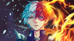 Todoroki Mzuri na Nguvu Zake wallpaper