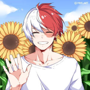 Todoroki Mzuri Shamba la Ufuta wallpaper — Todoroki mzuri Picha ya Ukuta