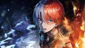 Todoroki Mzuri wa Nusu-Hotu Nusu-Baridi wallpaper — Todoroki mzuri Picha ya Ukuta