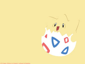 Togepi Njano Mzuri na Baridi Pokemon — Pokemon baridi Picha ya Ukuta