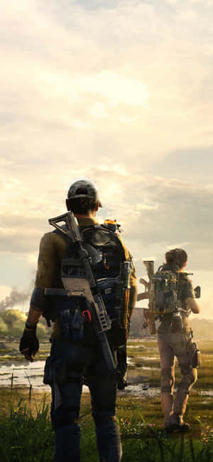 Iphone Xs Max The Division Background — POCO M8 Pro Picha ya Ukuta