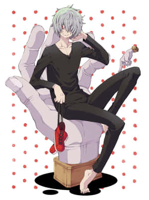 Tomura Shigaraki, mwavijana wa anime — Galaxy Z TriFold Picha ya Ukuta