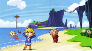Toon Link — Wahusika wa Anime Picha ya Ukuta