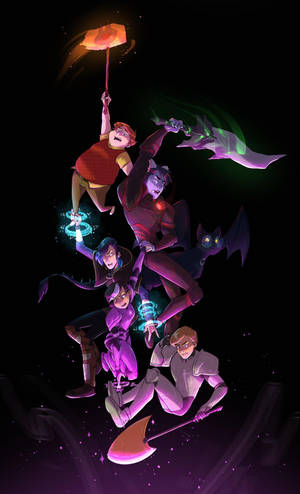 Trollhunters tales of arcadia casts wallpaper — Lenovo Idea Tab Picha ya Ukuta