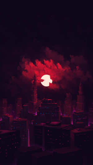 Mandhari ya Dark City — Jiji la giza Picha ya Ukuta
