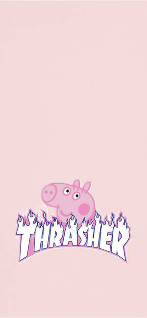 Baddie Peppa Pig — Samsung S23 Picha ya Ukuta