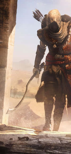 Iphone X Assassin's Creed Origins Background — Galaxy A Picha ya Ukuta