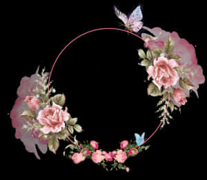 #mwito #pink #mchoro wa maji #romantic #maua #mbu - Maua ya Bandia, HD Png Download — Pink Floral Picha ya Ukuta